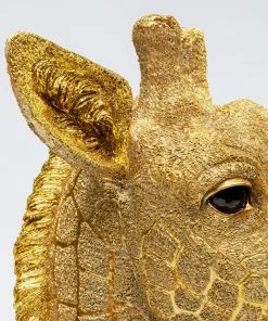 Kare Design Animal Giraffe Kirahvi Pöytävalaisin, Kulta 50cm -Huonekalu kauppa lampa stolowa animal giraffe 24x50 cm zlota 6