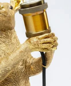 Kare Design Animal Kangaroo Kenguru Pöytävalaisin, Kulta 46cm -Huonekalu kauppa lampa stolowa animal kangaroo 23x46 cm zlota 5