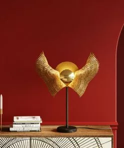 Kare Design Bird Wings Pöytävalaisin 76cm 23 Kare Design Bird Wings Pöytävalaisin 76cm -Huonekalu kauppa lampa stolowa bird wings 61x76 cm czarno zlota 11