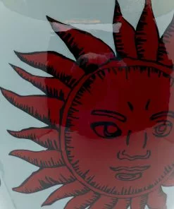 Kare Design Cohesion Pöytävalaisin 74cm -Huonekalu kauppa lampa stolowa cohesion o43x74 cm jasnoniebieska abazur czarny 5