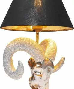 Kare Design Antler Davos Pöytävalaisin 44cm 16 Kare Design Antler Davos Pöytävalaisin 44cm -Huonekalu kauppa lampa stolowa czaszka srebrna klosz czarny o26x44 cm 4