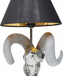Kare Design Antler Davos Pöytävalaisin 44cm 17 Kare Design Antler Davos Pöytävalaisin 44cm -Huonekalu kauppa lampa stolowa czaszka srebrna klosz czarny o26x44 cm 5