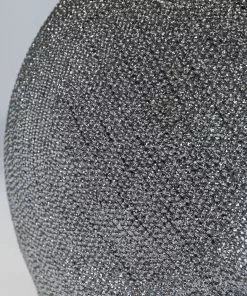 Kare Design Skull Crystals Front Pääkallo Pöytävalaisin 44cm -Huonekalu kauppa lampa stolowa czaszka srebrna klosz czarny o31x44 cm 9