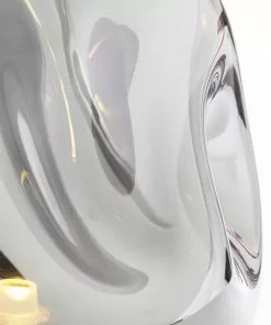 Kare Design Dough Pöytävalaisin Hopea 38cm -Huonekalu kauppa lampa stolowa dough o25x38 cm srebrna 6