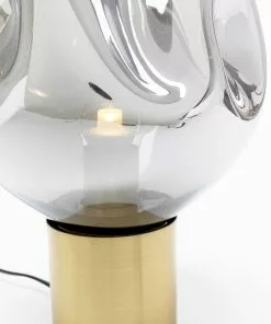 Kare Design Dough Pöytävalaisin Hopea 38cm -Huonekalu kauppa lampa stolowa dough o25x38 cm srebrna 7