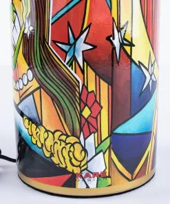 Kare Design Graffiti Pöytävalaisin -Huonekalu kauppa lampa stolowa graffiti 36x63 cm kolorowa 6