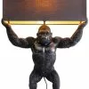 Kare Design Animal King Kong Pöytävalaisin 67cm 2 Kare Design Animal King Kong Pöytävalaisin 67cm -Huonekalu kauppa lampa stolowa king kong 51x67 cm czarna 2