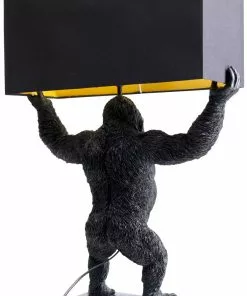 Kare Design Animal King Kong Pöytävalaisin 67cm -Huonekalu kauppa lampa stolowa king kong 51x67 cm czarna 6