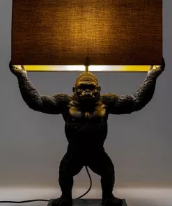 Kare Design Animal King Kong Pöytävalaisin 67cm -Huonekalu kauppa lampa stolowa king kong 51x67 cm czarna 7