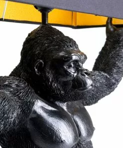 Kare Design Animal King Kong Pöytävalaisin 67cm -Huonekalu kauppa lampa stolowa king kong 51x67 cm czarna 8