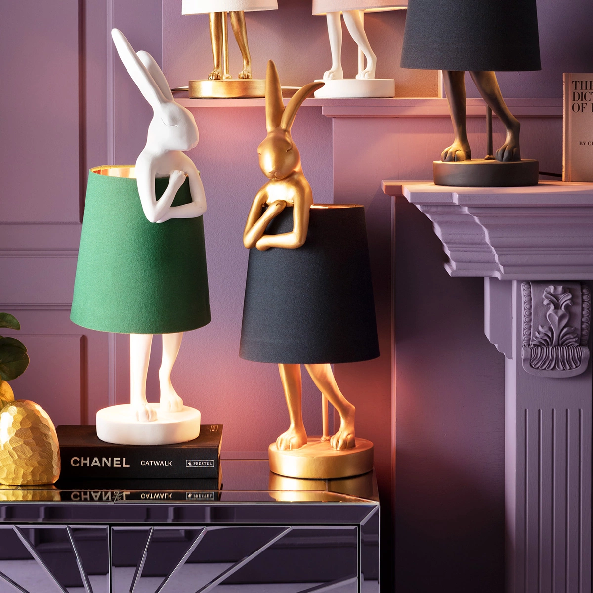 Kare Design Animal Rabbit Pupu Pöytävalaisin, Pupulamppu, Kulta/musta 68cm 3 Kare Design Animal Rabbit Pupu Pöytävalaisin, Pupulamppu, Kulta/musta 68cm