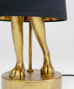 Kare Design Animal Rabbit Pupu Pöytävalaisin, Pupulamppu, Kulta/musta 68cm 20 Kare Design Animal Rabbit Pupu Pöytävalaisin, Pupulamppu, Kulta/musta 68cm -Huonekalu kauppa lampa stolowa krolik zlota 23x68 cm 8