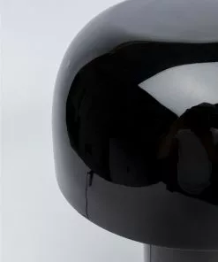 Kare Design Loungy Pöytävalaisin Musta 38cm -Huonekalu kauppa lampa stolowa loungy o25x38 cm czarna 3