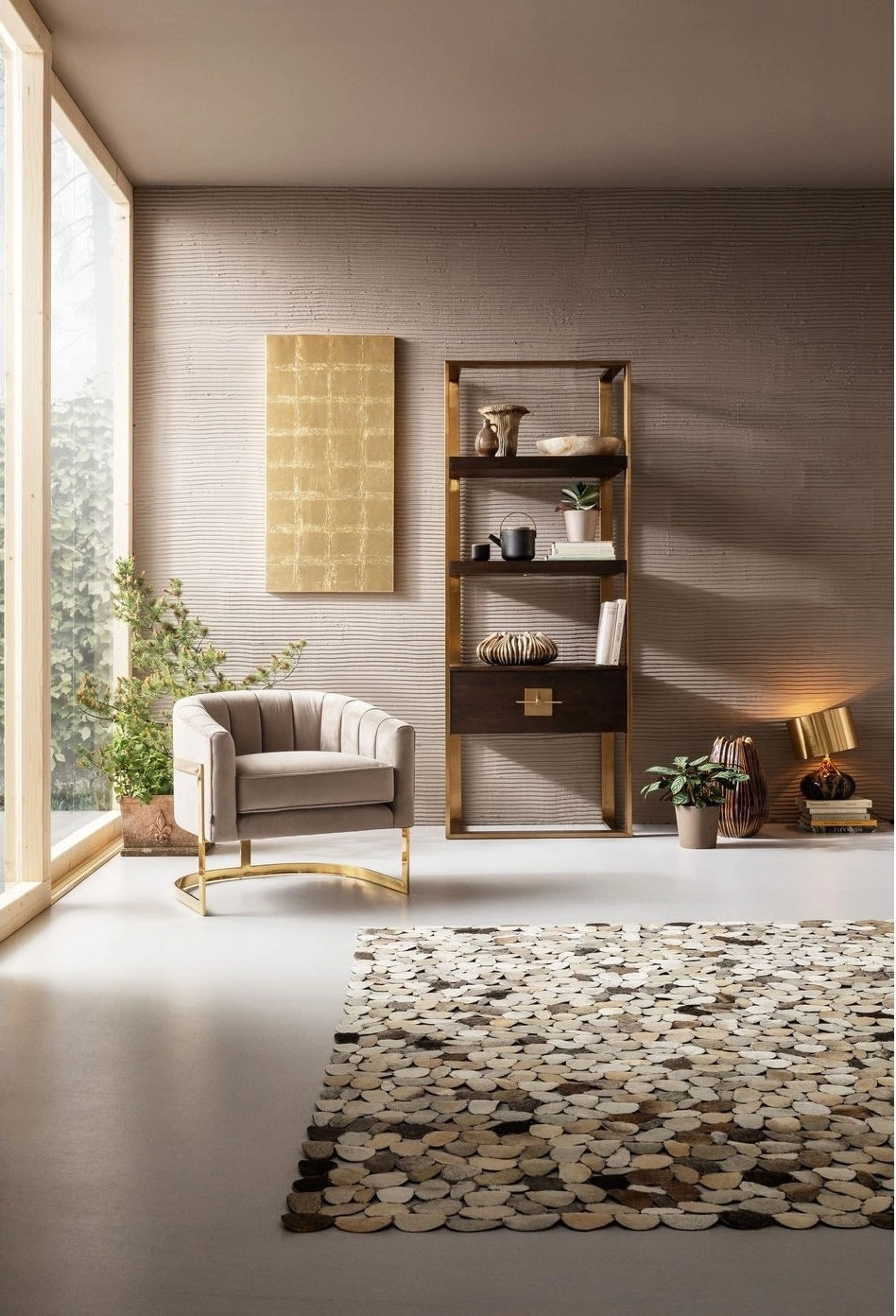 Edessä -Huonekalu kauppa lampa stolowa mamo deluxe 30x41 cm brazowo czarna klosz zloty 9