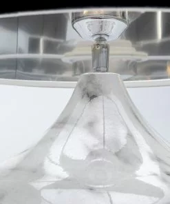 Kare Design Mamo Deluxe Pöytävalaisin Valkoinen 37cm -Huonekalu kauppa lampa stolowa mamo deluxe o31x38 cm biala klosz czarny 3