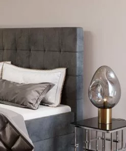 Kare Design Dough Pöytävalaisin Hopea 38cm -Huonekalu kauppa lampa stolowa metalowa zlota o25x38 cm 12 scaled