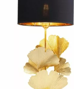 Kare Design Flores Pöytävalaisin, Kulta 62cm -Huonekalu kauppa lampa stolowa metalowa zlota o30x62 cm 2