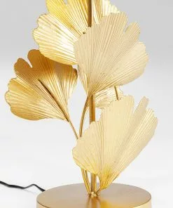 Kare Design Flores Pöytävalaisin, Kulta 62cm -Huonekalu kauppa lampa stolowa metalowa zlota o30x62 cm 5