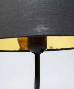 Kare Design Relax Leopard Leopardi Pöytävalaisin 50cm -Huonekalu kauppa lampa stolowa motyw zwierzecy lampart klosz czarny 28x50 cm 9