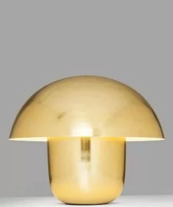 Kare Design Mushroom Pöytävalaisin, Messinki -Huonekalu kauppa lampa stolowa mushroom o50x44 cm mosiezna 2