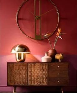 Kare Design Mushroom Pöytävalaisin, Messinki -Huonekalu kauppa lampa stolowa mushroom o50x44 cm mosiezna 7