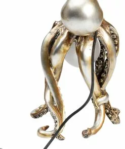 Kare Design Animal Octopus Mustekala Pöytävalaisin 34cm -Huonekalu kauppa lampa stolowa octopus 26x34 cm zlota 3