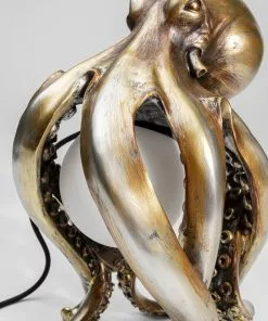 Kare Design Animal Octopus Mustekala Pöytävalaisin 34cm -Huonekalu kauppa lampa stolowa octopus 26x34 cm zlota 6