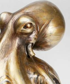 Kare Design Animal Octopus Mustekala Pöytävalaisin 34cm -Huonekalu kauppa lampa stolowa octopus 26x34 cm zlota 7