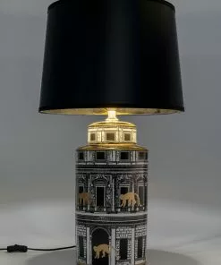 Kare Design Palazzo Pöytävalaisin -Huonekalu kauppa lampa stolowa palazzo 41x72 cm czarna 3
