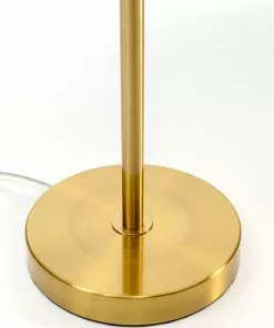 Kare Design Feather Palm Pöytävalaisin Valkoinen 60cm -Huonekalu kauppa lampa stolowa palma biala strusie piora 60 cm podstawa zlota 6