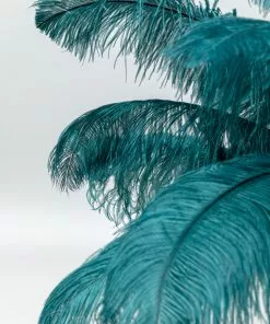 Kare Design Feather Palm Pöytävalaisin Vihreä 60cm -Huonekalu kauppa lampa stolowa palma zielona strusie piora 60 cm podstawa zlota 4