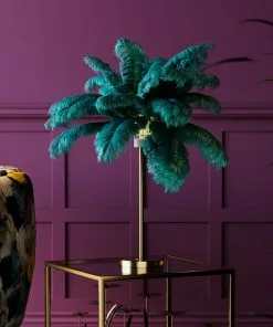 Kare Design Feather Palm Pöytävalaisin Vihreä 60cm