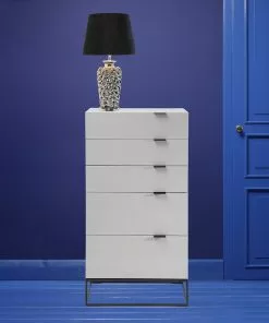 Kare Design Rose Pöytävalaisin, Hopea 57cm -Huonekalu kauppa lampa stolowa rose multi 33x56 cm czarno srebrna 7