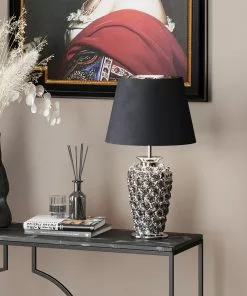 Kare Design Rose Pöytävalaisin, Hopea 57cm