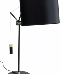 Kare Design Salotto Pöytävalaisin -Huonekalu kauppa lampa stolowa salotto 52x55 cm czarna 3