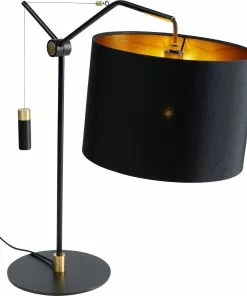 Kare Design Salotto Pöytävalaisin -Huonekalu kauppa lampa stolowa salotto 52x55 cm czarna 4