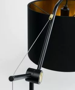 Kare Design Salotto Pöytävalaisin -Huonekalu kauppa lampa stolowa salotto 52x55 cm czarna 5