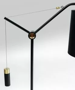 Kare Design Salotto Pöytävalaisin -Huonekalu kauppa lampa stolowa salotto 52x55 cm czarna 6