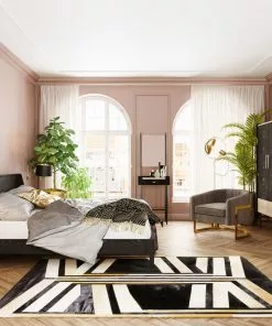 Kare Design Salotto Pöytävalaisin -Huonekalu kauppa lampa stolowa salotto 52x55 cm czarna 9