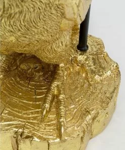 Kare Design Animal Toucan Tukaani Pöytävalaisin, Kulta -Huonekalu kauppa lampa stolowa toucan 38x70 cm zlota klosz czarny 7