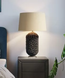 Kare Design Waterflow Blue Pöytävalaisin 79cm