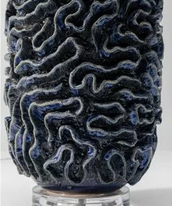 Kare Design Waterflow Blue Pöytävalaisin 79cm 15 Kare Design Waterflow Blue Pöytävalaisin 79cm -Huonekalu kauppa lampa stolowa waterflow o23x79 cm niebieska klosz bezowy 5