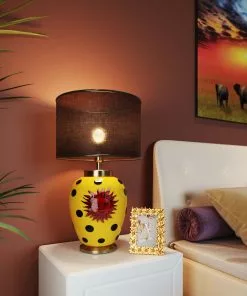 Kare Design Merina Pöytävalaisin 62cm 19 Kare Design Merina Pöytävalaisin 62cm -Huonekalu kauppa lampa stolowa z ceramiki zolta abazur czarny 62x36 cm 9 scaled