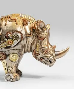 Kare Design Animal Rhino Pöytävalaisin -Huonekalu kauppa lampa stolowa zlota 30x46 cm 6