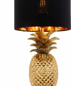 Kare Design Pineapple Ananas Pöytävalaisin, Kulta 47cm
