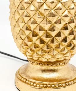 Kare Design Pineapple Ananas Pöytävalaisin, Kulta 47cm 9 Kare Design Pineapple Ananas Pöytävalaisin, Kulta 47cm -Huonekalu kauppa lampa stolowa zlota ananas abazur czarny o24x47 cm 4