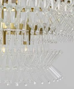 Kare Design Adele Riippuvalaisin -Huonekalu kauppa lampa wiszaca adele o87x39 cm transparentno zlota 5