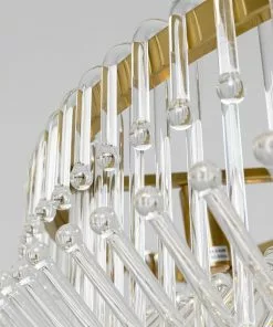 Kare Design Adele Riippuvalaisin -Huonekalu kauppa lampa wiszaca adele o87x39 cm transparentno zlota 6