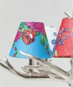 Kare Design Antler Flowers Riippuvalaisin, 6-valonlähdettä -Huonekalu kauppa lampa wiszaca antler flowers 75x66 cm kolorowa 11