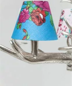 Kare Design Antler Flowers Riippuvalaisin, 6-valonlähdettä -Huonekalu kauppa lampa wiszaca antler flowers 75x66 cm kolorowa 9
